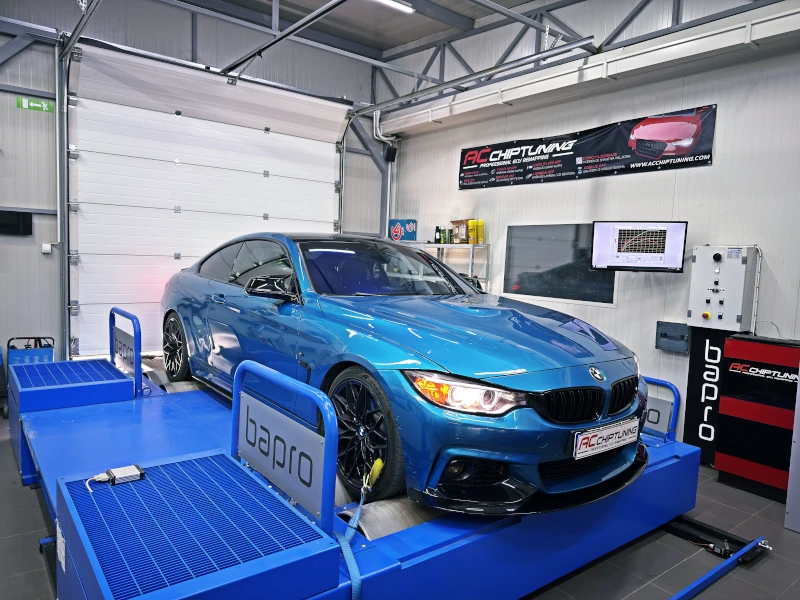 BMW F32 420i 2.0 184HP 2015MY Dyno-Ergebnis aus der AC ChipTuning Werkstatt