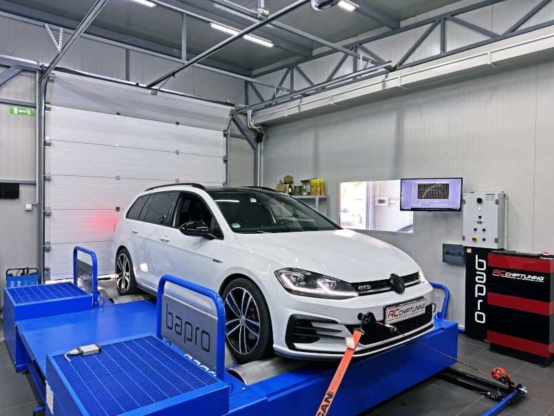 VW Golf VII 2.0 TDI GTD 184HP 2017MY DSG Dyno-Ergebnis aus der AC ChipTuning Werkstatt