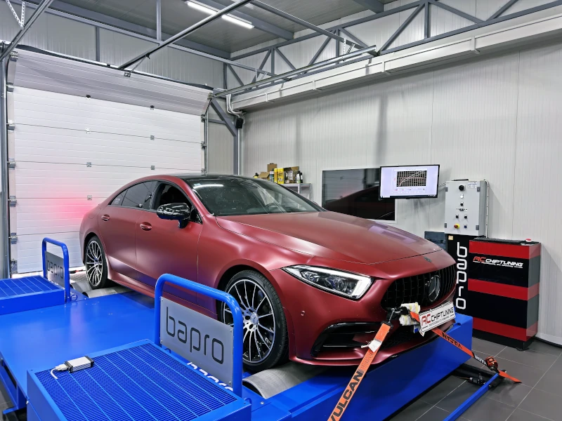 Mercedes CLS 53 AMG 3.0T 435HP 2019MY Dyno-Ergebnis aus der AC ChipTuning Werkstatt